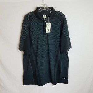 NEW Callaway X Series Blue Polyester Polo Golf Shirt Mens Size 2XL NWT